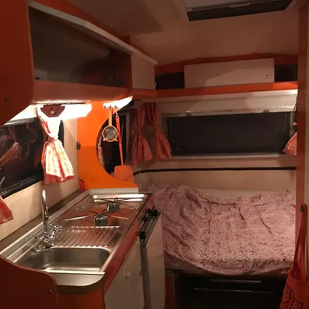 Roulotte Vintage Con Accesso Campismo de Luxo Platamona